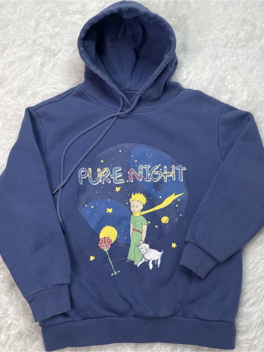 Le Petit Prince Kids Size XS Oversized Hoodie The Little Prince Pure Night